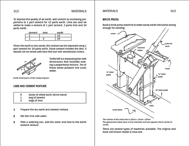 Pages 312-313 From Chapter 5 of the Barefoot Architect