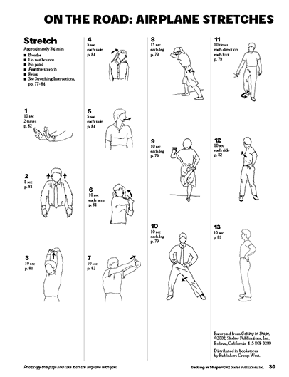 Airplane Stretches