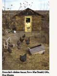 Straw bale chicken house, Steve MacDonald, Gila, New Mexico